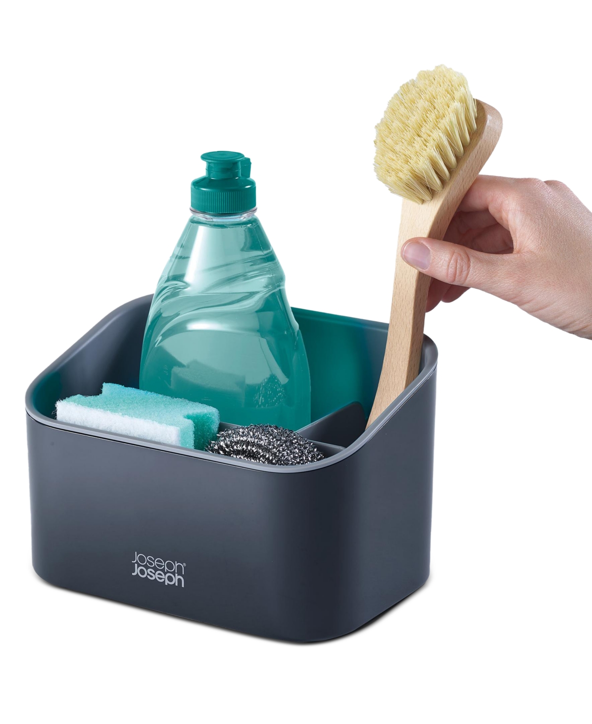 Sinkstore Tiered Kitchen Sink Tidy Caddy - Grey