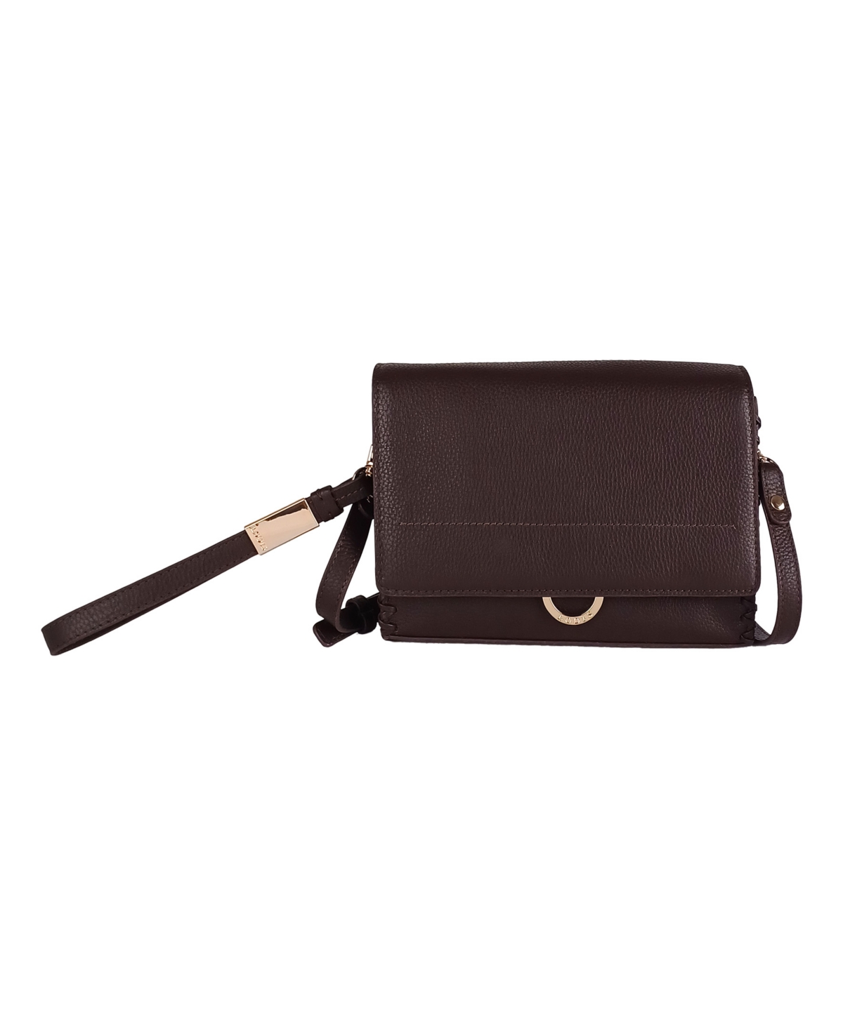 Amy Leather Crossbody Bag - Deep Raisin