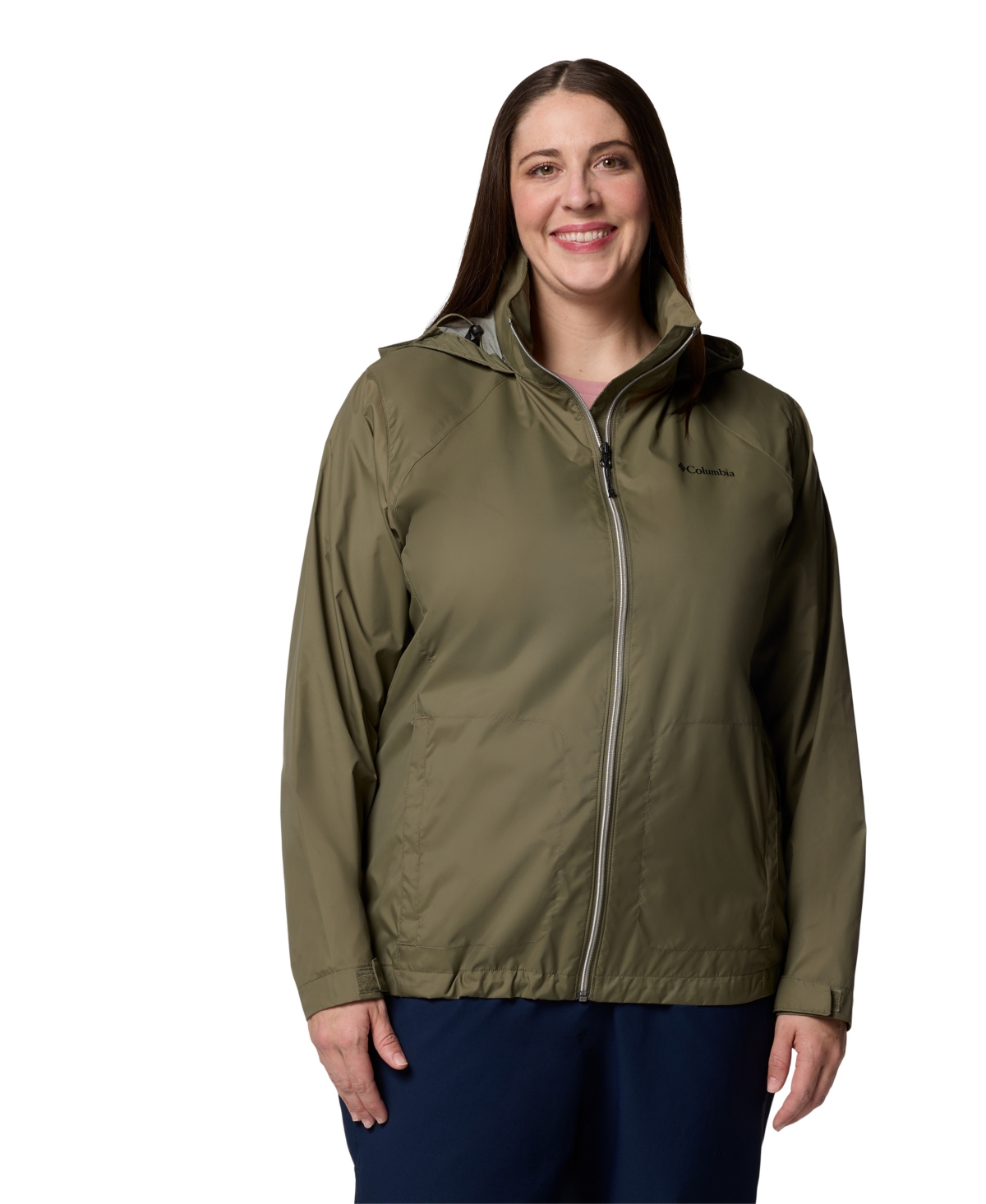 Plus Size Switchback Iv Jacket - Stone Green