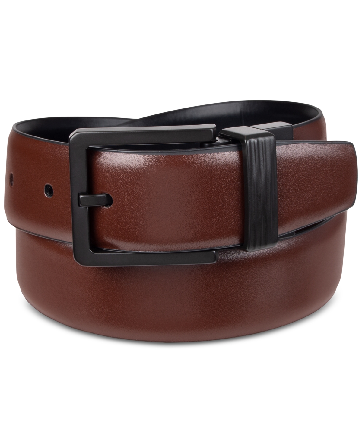 Men's Reversible Stretch Belt - Espresso/Black