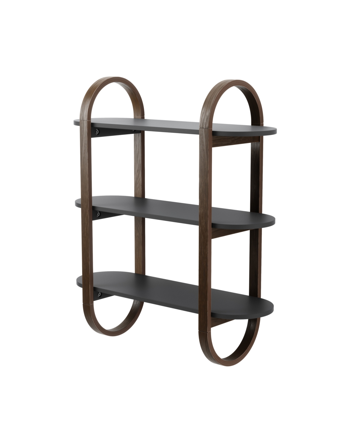 DNUUmbra Bellwood Wall Shelf - Black, Walnut