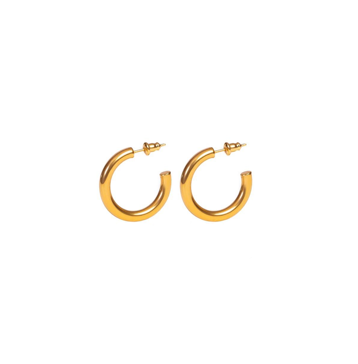 Mini Hoop Earrings - Gold