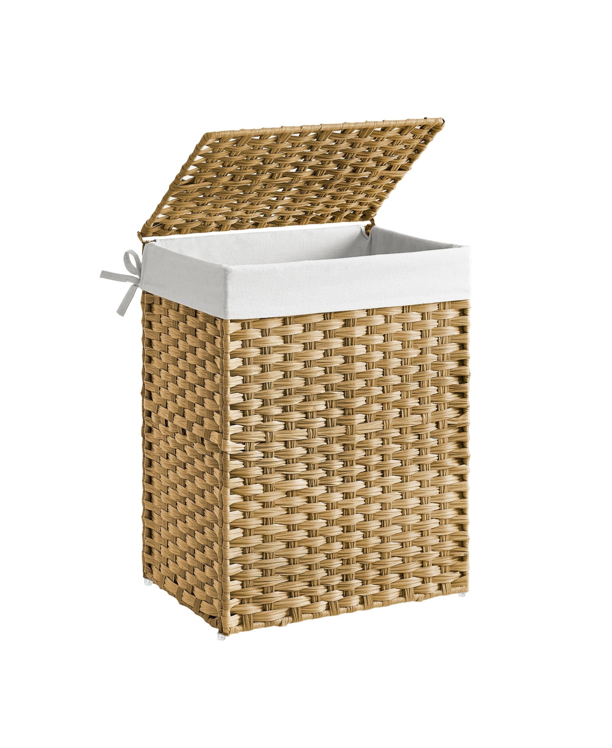 Laundry Hamper with Lid - Yellow