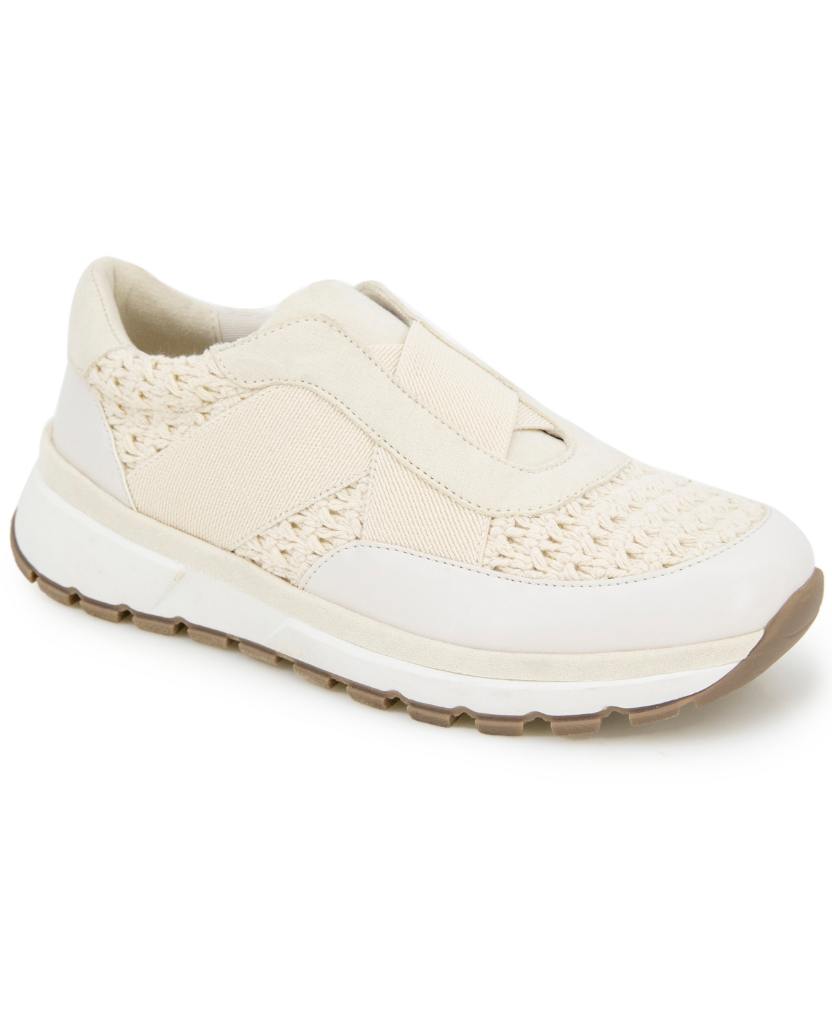 Women's Klancy Sneakers - Porcelain Crochet