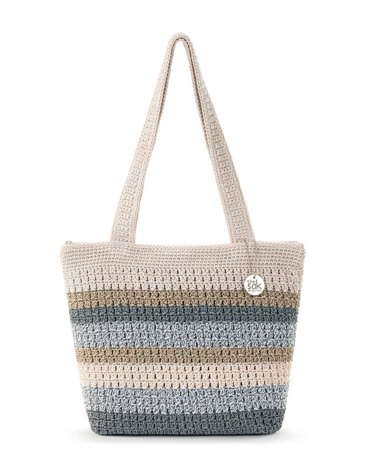 The Sak Casual Classics Crochet Tote In Desert Stripe