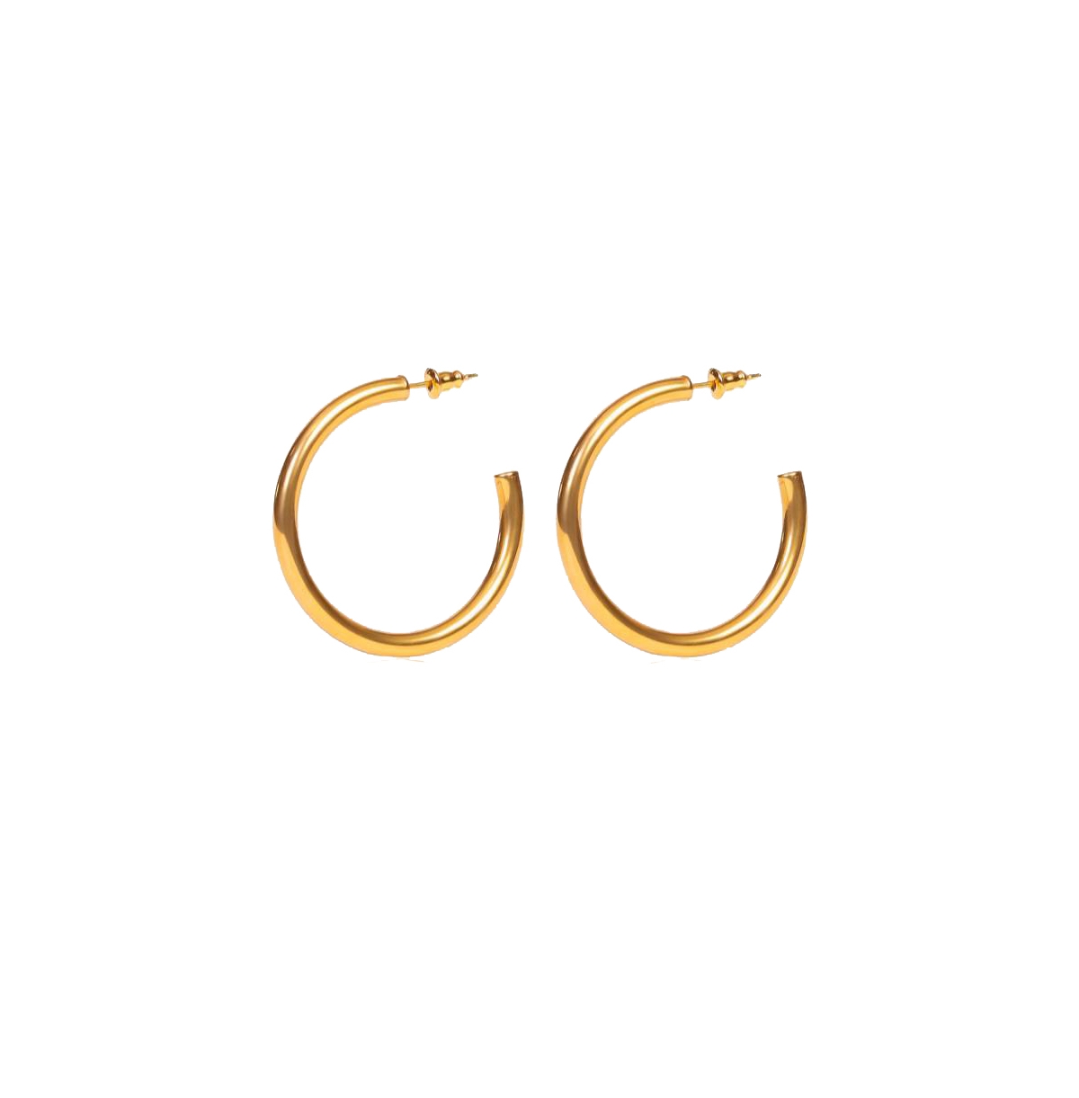 Classic Hoop Earrings - Gold