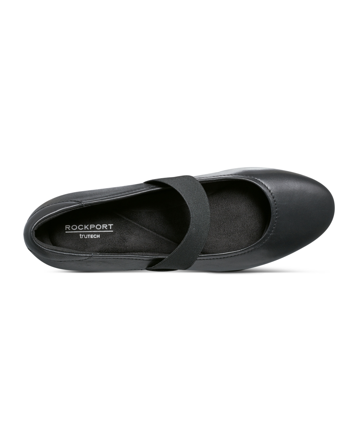 Rockport Aver 2 Ballet Flat In Silver Leather