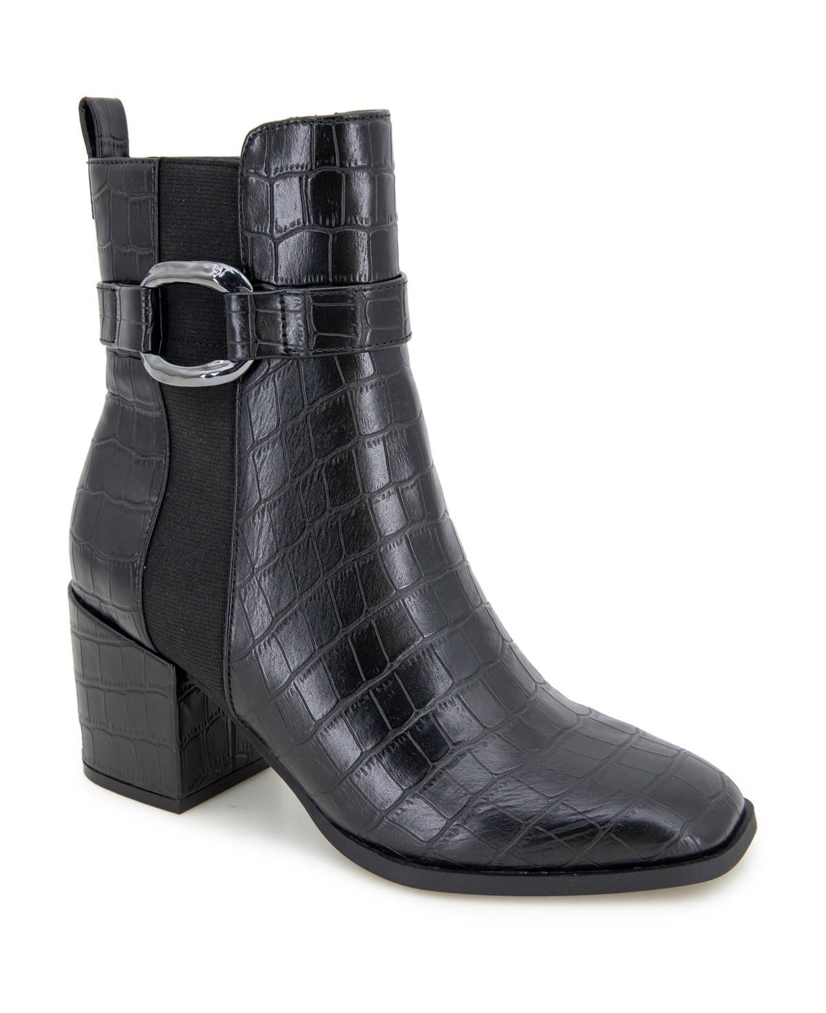 Women's Emerson Block Heel Boots - Luggage Croco