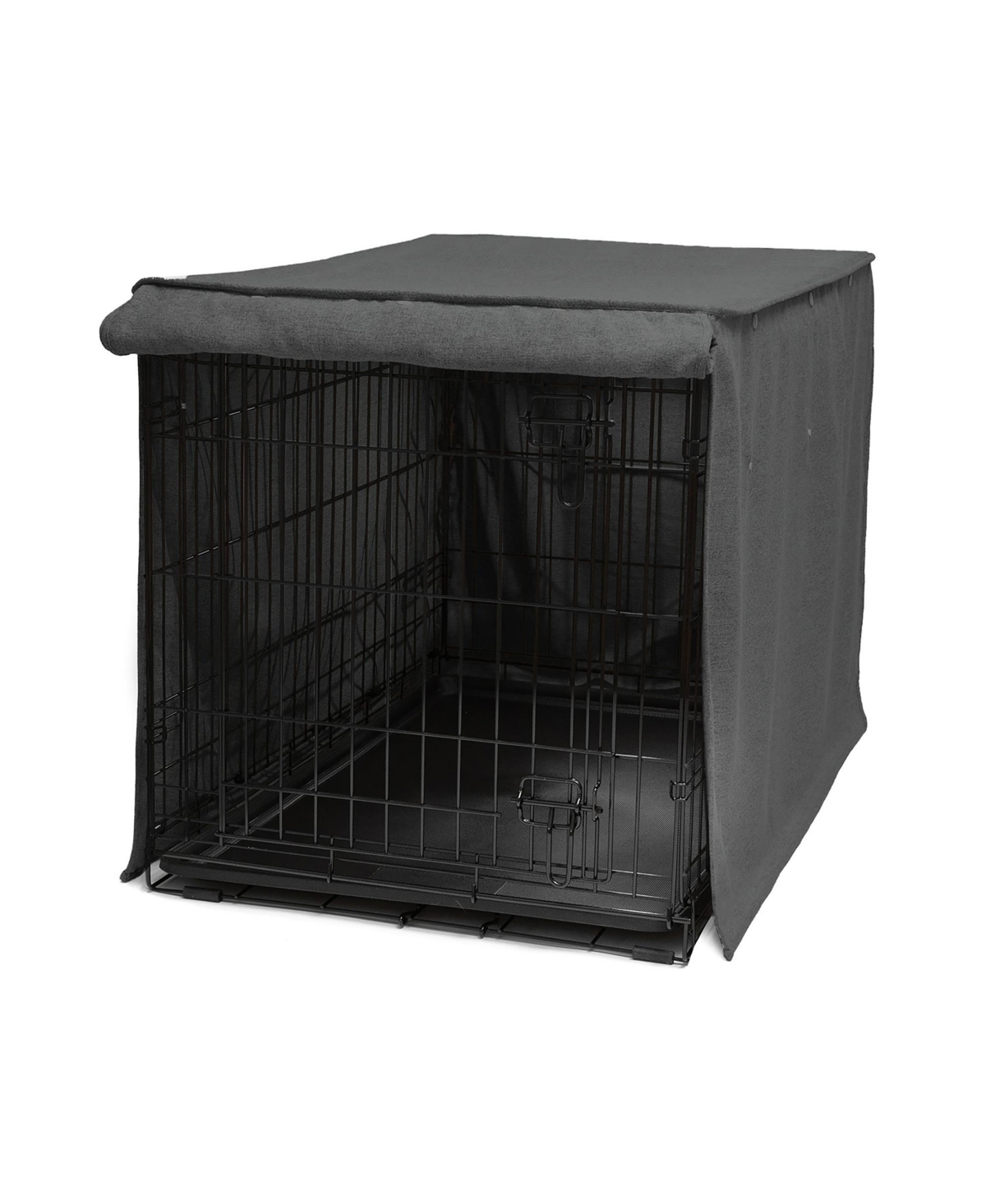 Premium Dog Crate Cover for Comfort and Privacy - Durable, Stylish Design - Dark grey