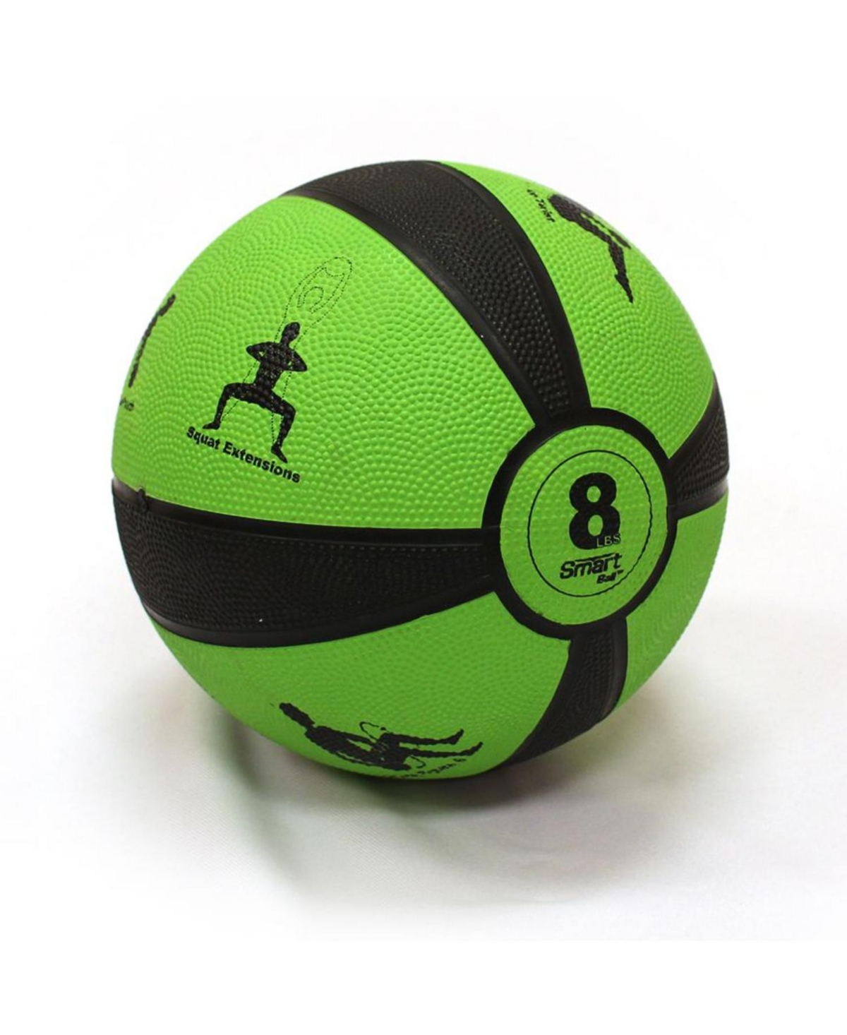 400-150-003 8 Pound Weighted Fitness Smart Medicine Ball, Green