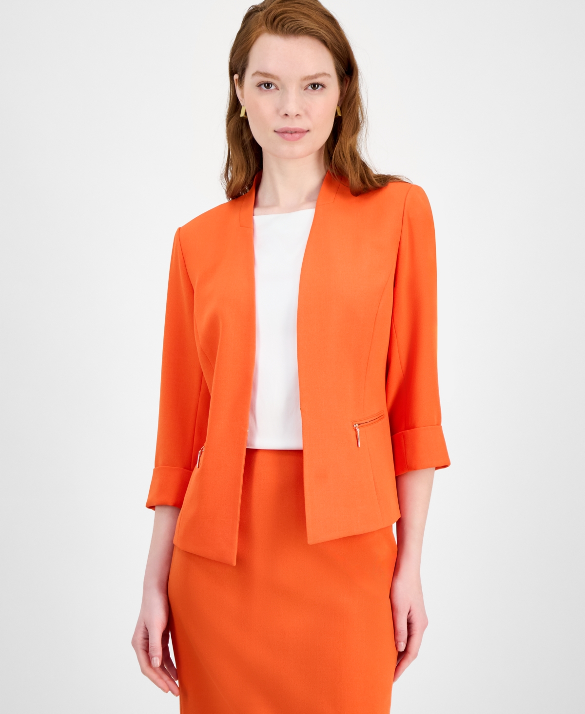Crepe Cardigan Jacket, Regular & Petite Sizes - Valencia