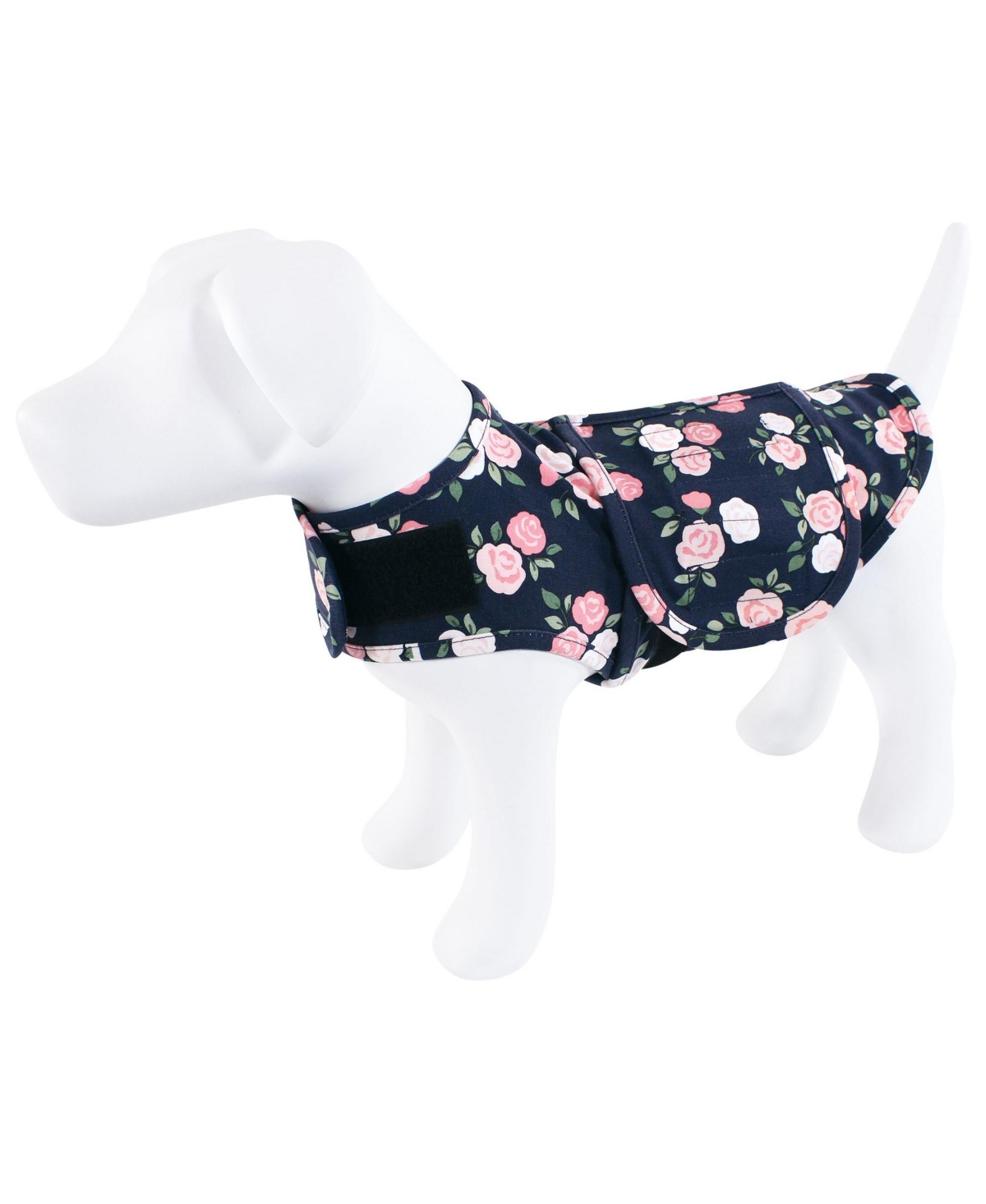 Pet Thunder Anxiety Jacket - Navy floral