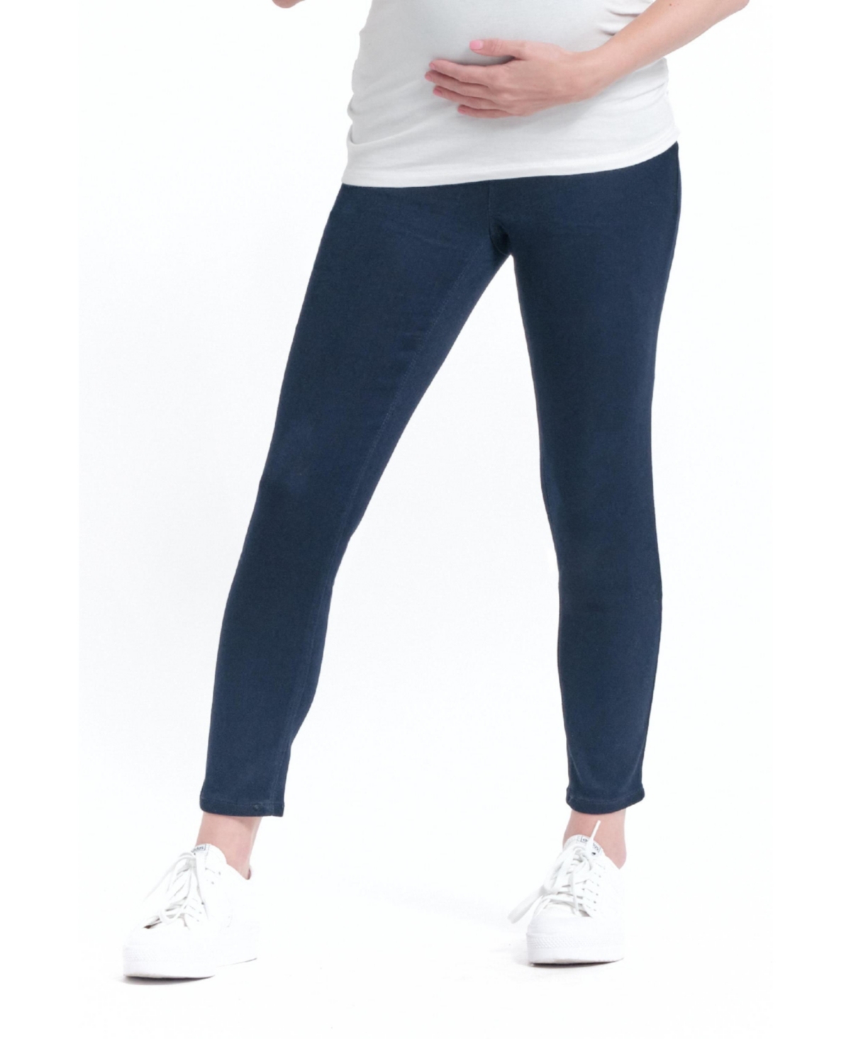 Maternity Butter Over the Bump Ankle Super Skinny Jeans - Rinse
