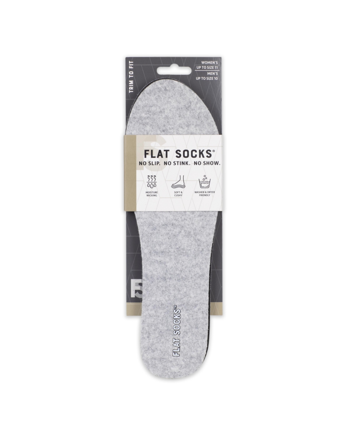 Foot Petals Flat Socks Women's Light Gray, Dark Gray, Sand, Flat Socks