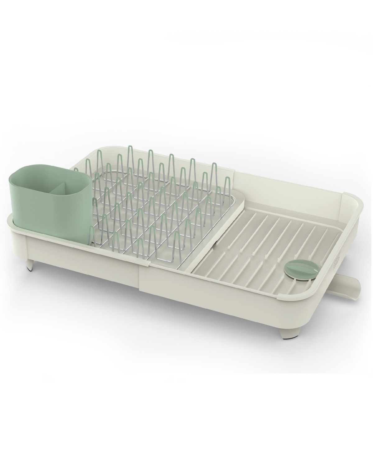 Extend Expandable Dish Rack - Light Stone, Sage