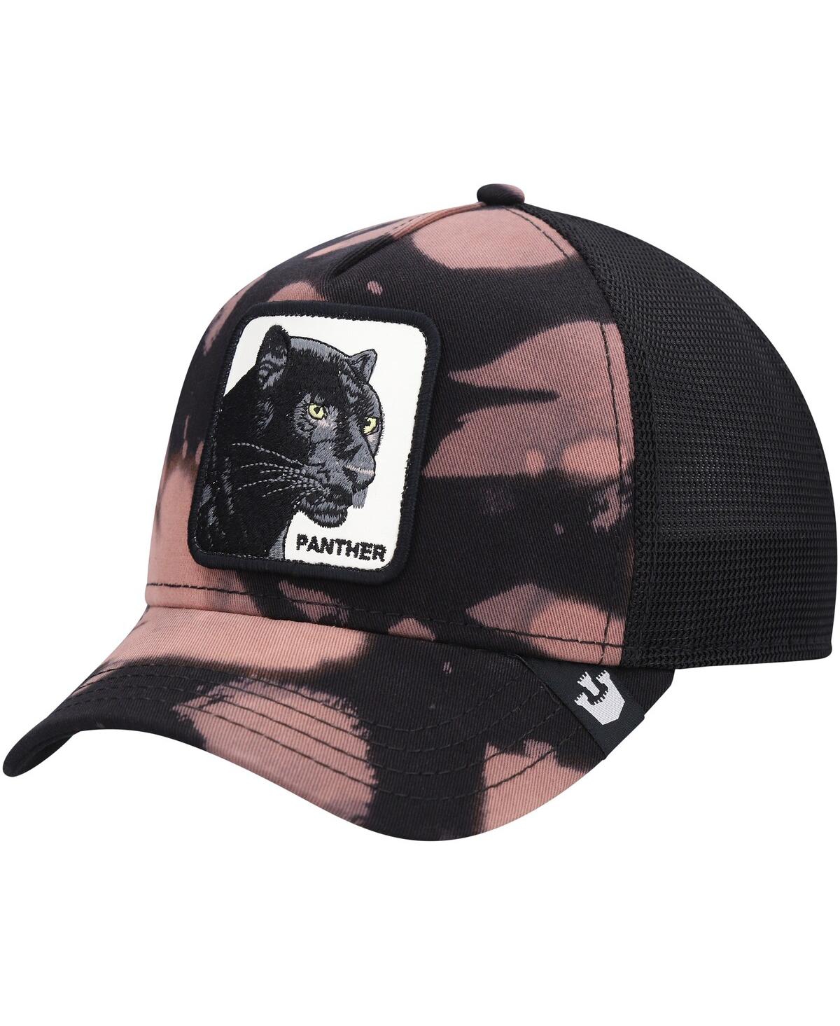 Goorin Bros Acid Panther Trucker Hat W/ Patch In Black