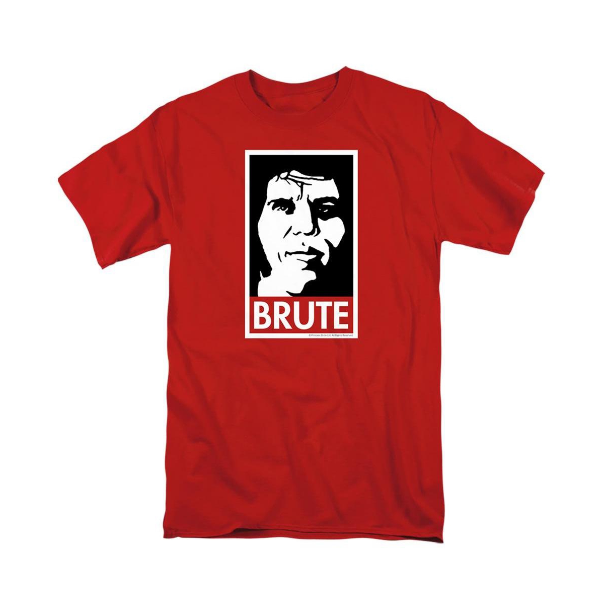 Men's Brute Short Sleeve Adult Tee / T-Shirt - Red