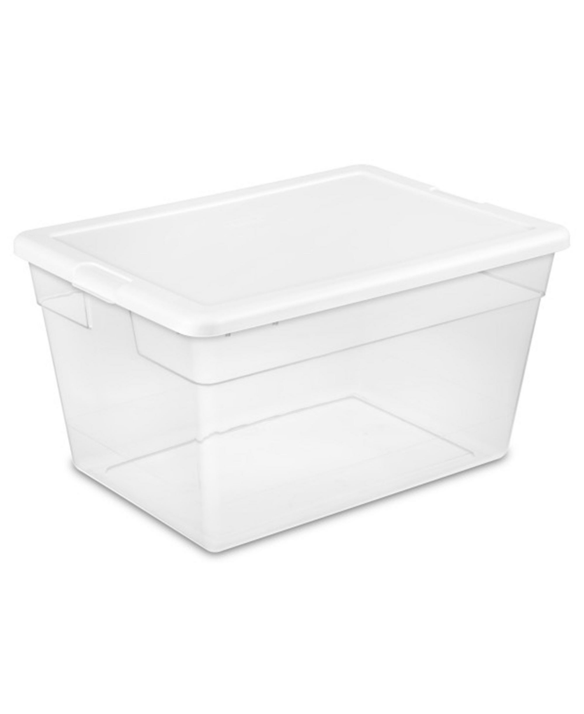 56 Quart Clear Plastic Storage Container Box w/ Latching Lid (24 Pack)