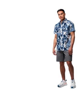 Mens Rapid Rivers Printed Short Sleeve Shirt With Rapid Rivers Cargo Short