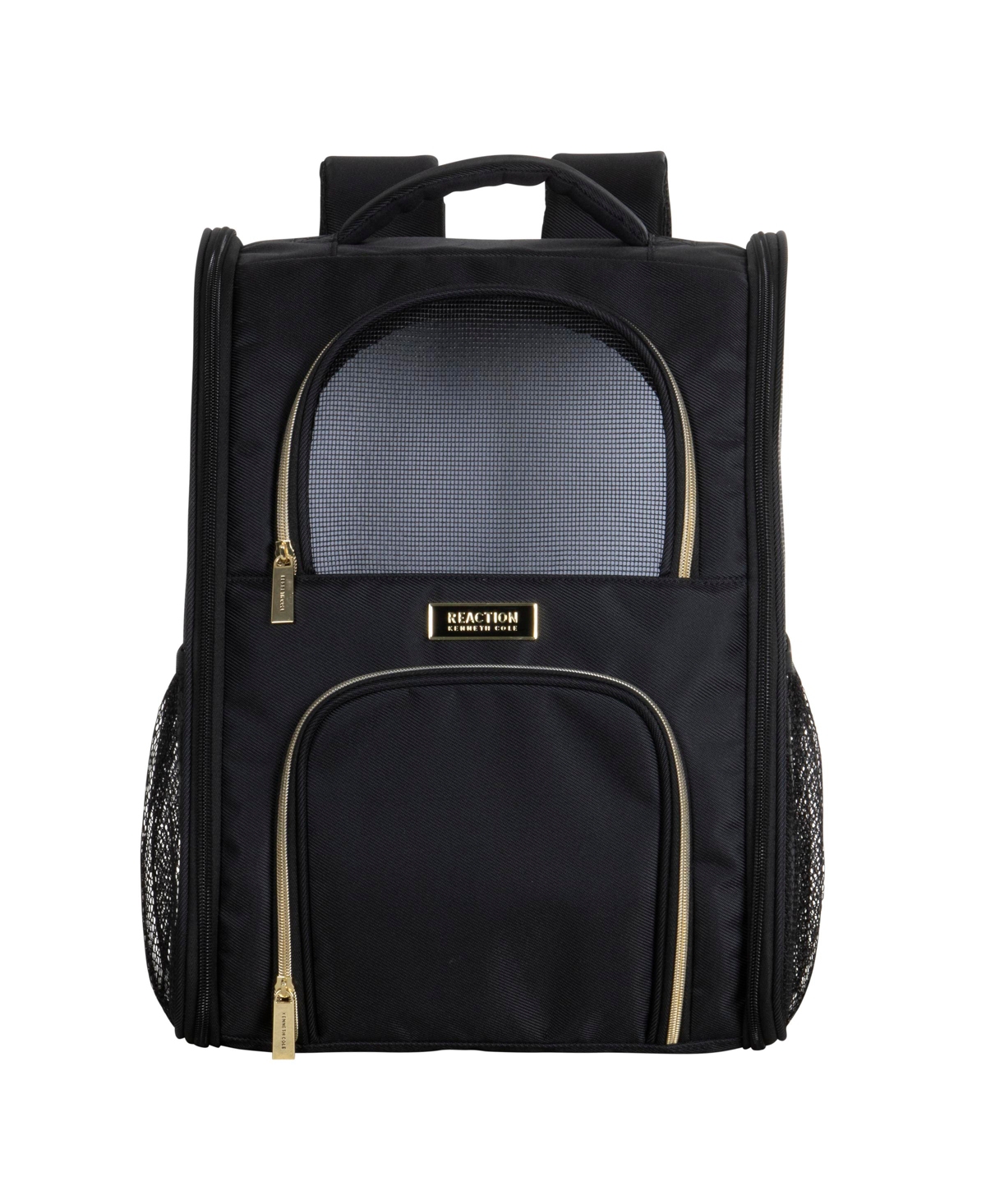 Soft Sided Multi-Entry Collapsible Travel Pet Carrier Backpack With Removable Lining - Black