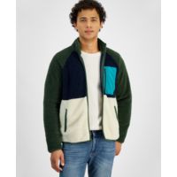 Deals on Sun + Stone Mens Stuart Colorblocked Sweatshirt