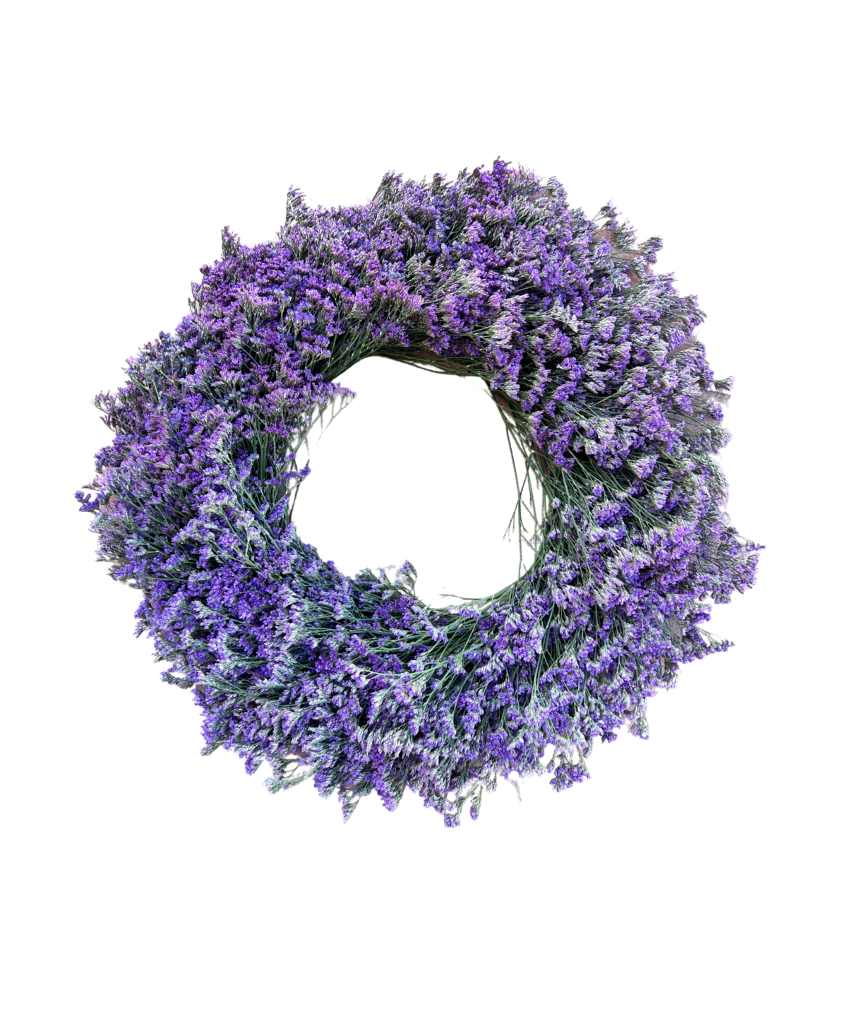 Long Lasting Shades of Purple Misty Real Wreath, 22"