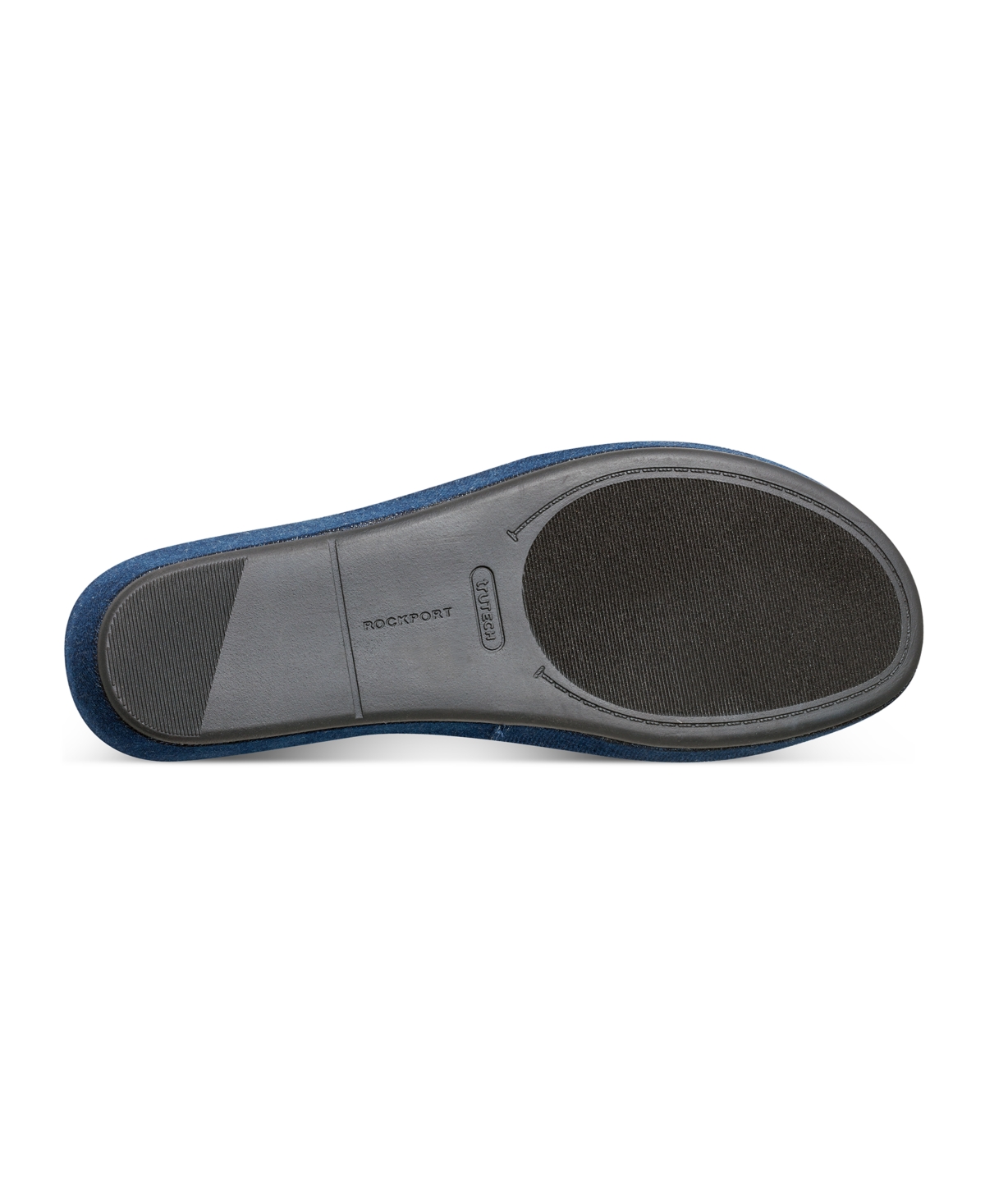 Rockport Aubriella Platform Slide Sandal In Dark Blue Denim