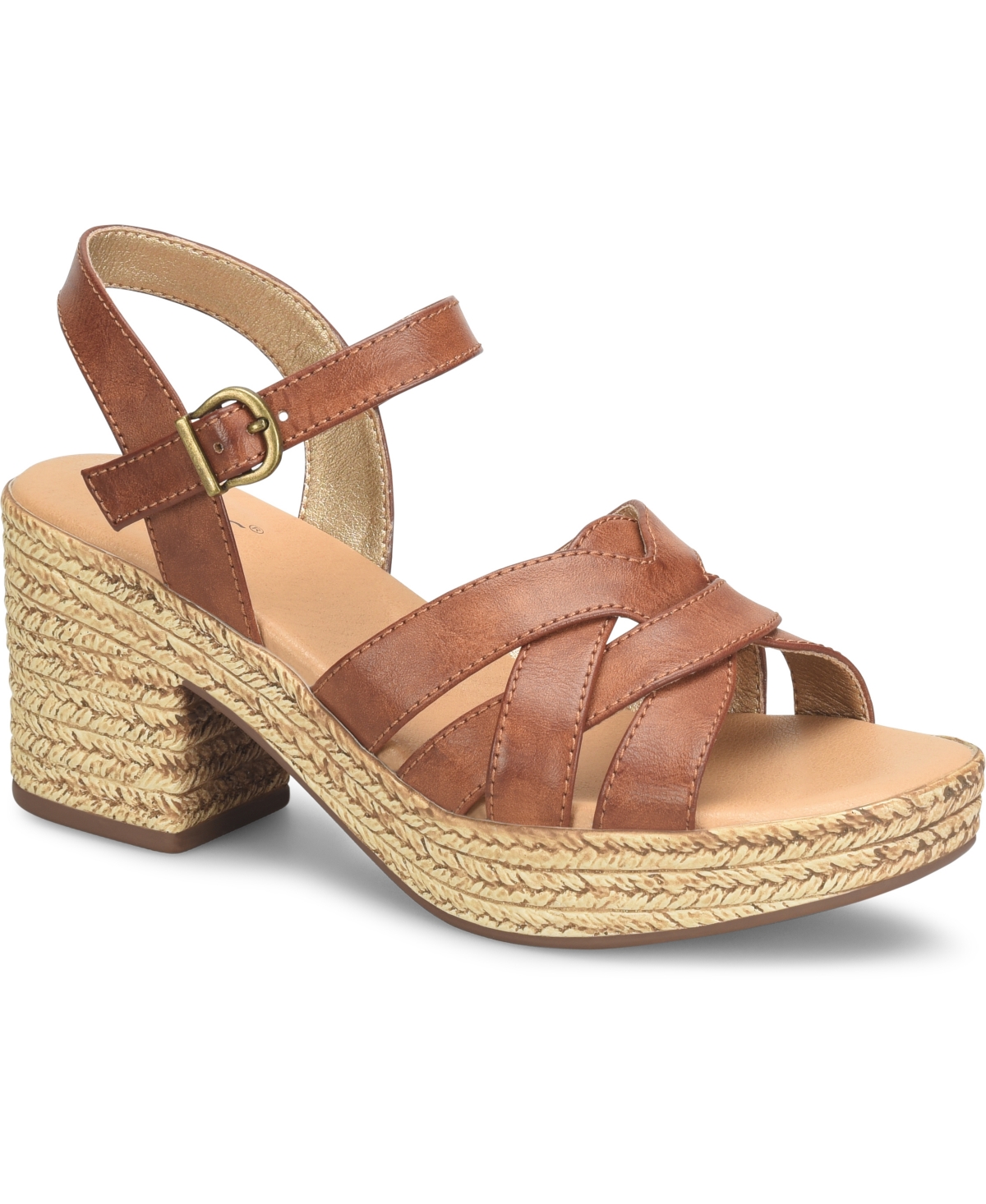 B.O.C. WOMEN'S MELODIE ANKLE STRAP COMFORT SANDALS 