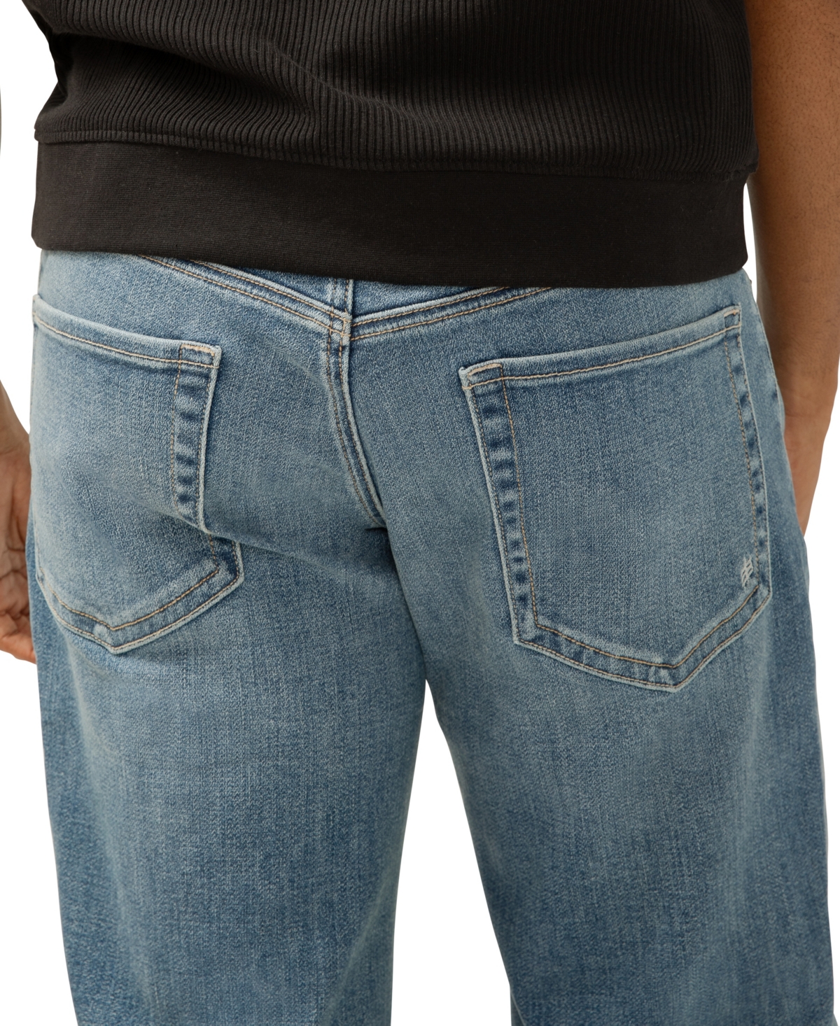 SILVER JEANS CO. GORDIE RELAXED FIT STRAIGHT LEG JEANS 