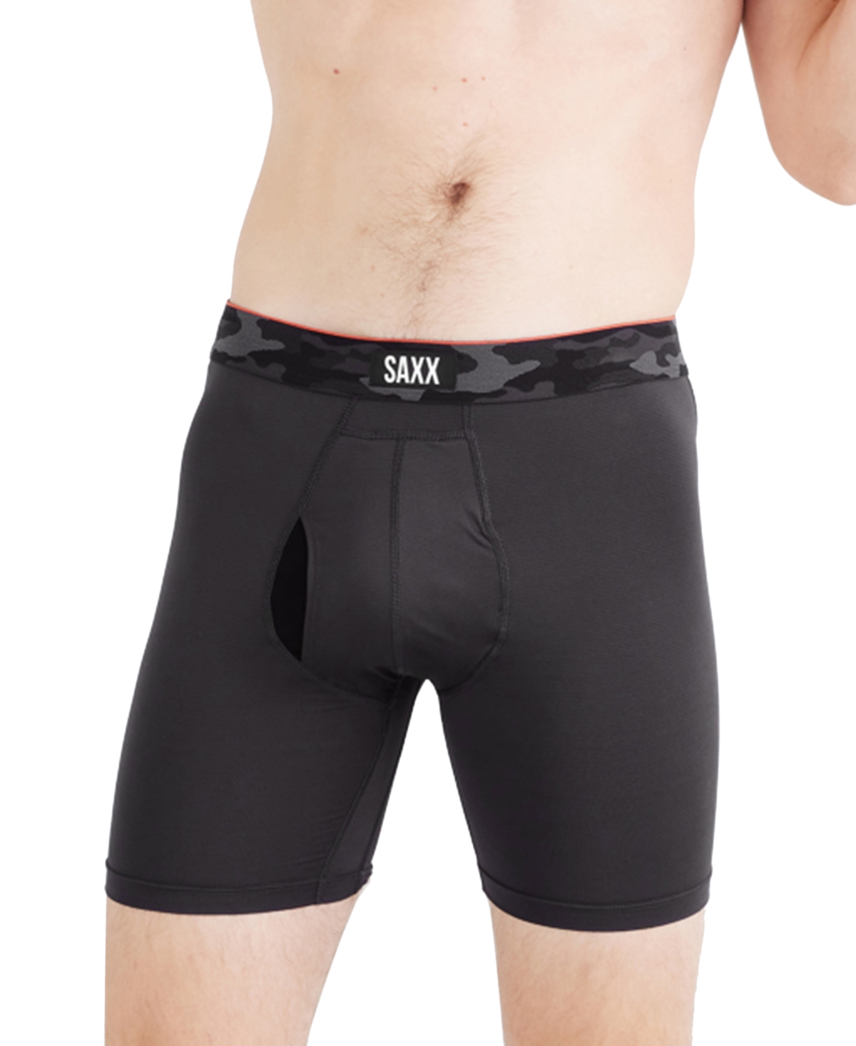 SAXX MEN'S MULTI-SPORT 2-PK. SOLID MESH BOXER BRIEFS 