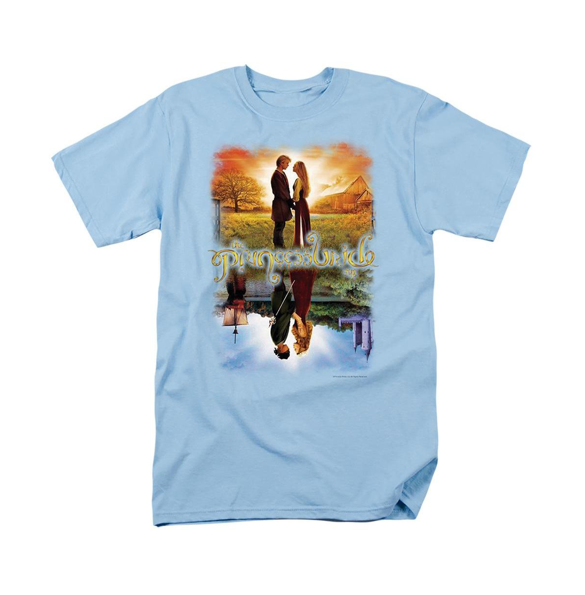 Men's Poster Short Sleeve Adult Tee / T-Shirt - Bright blue