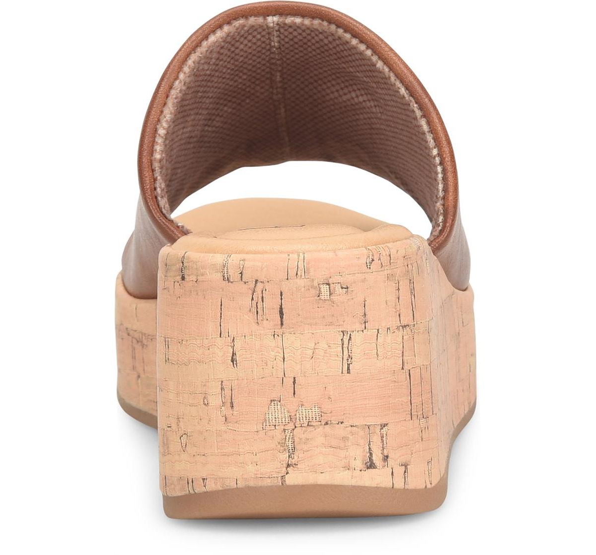 B.o.c. Women's  Savia Slip-on Sandals In Dark Tan Cognac