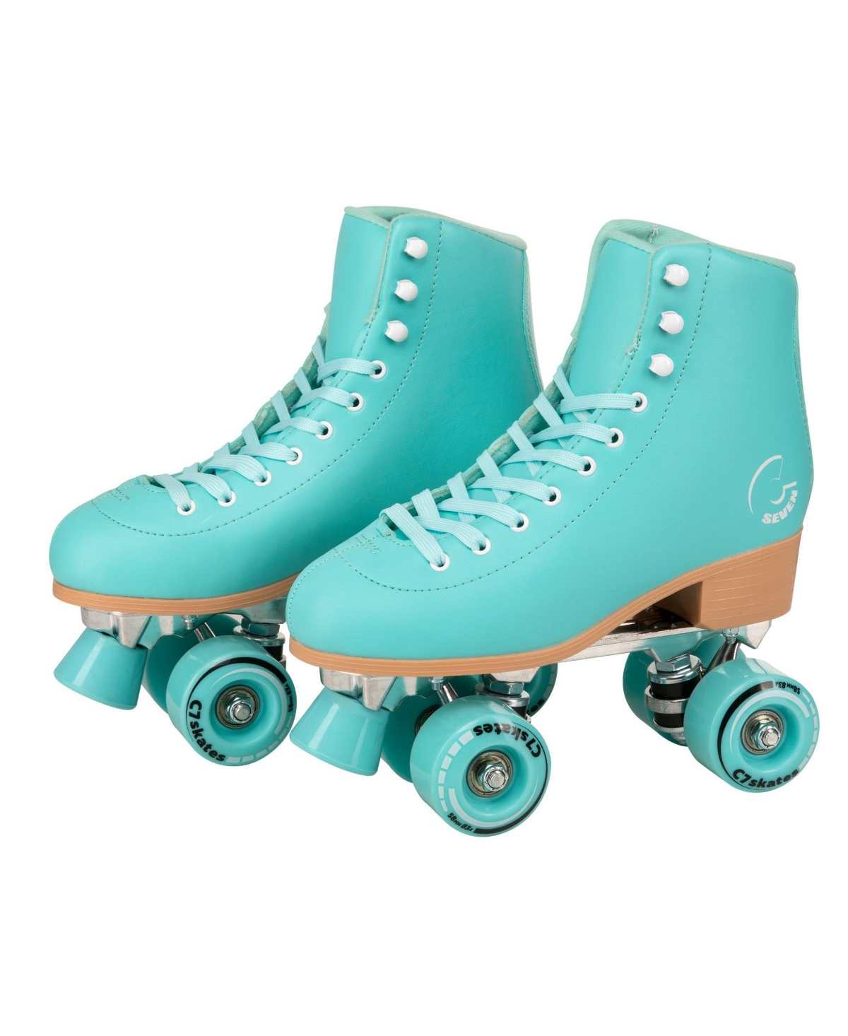 Forget Me Not Quad Roller Skates (Aquamarine, Women's 11 / Men's 10) - Aquamarine